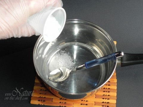 Dissolving of sodium hydroxide in water